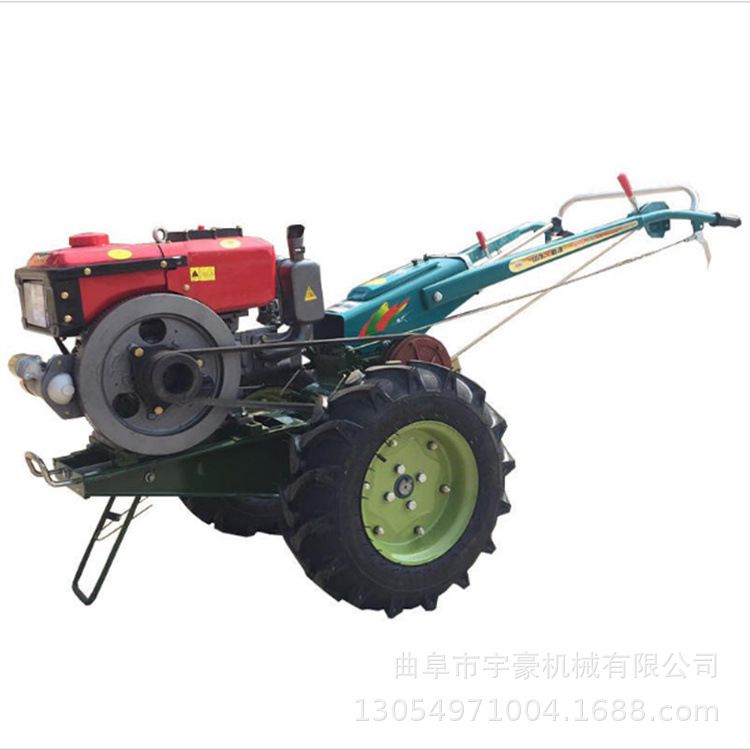 电启动柴油手扶车n 8-25马力手扶拖拉机 手扶带旋耕机
