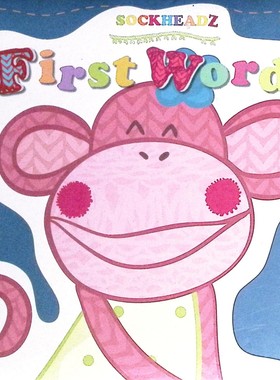 袜子头系列原版书FirstWords英语启蒙认知绘本适合02岁儿童阅读色彩鲜艳趣味性强帮助孩子学习生活中常见物品和词汇培养观察力和