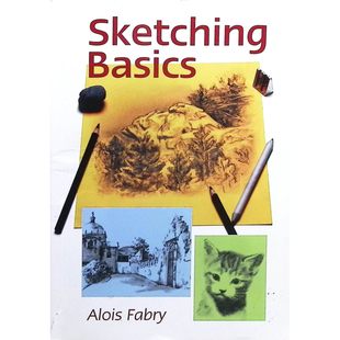 素描基础原版书SketchingBasics艺术教程适读青少年由艺术家阿洛伊斯法布里编写内容涵盖铅笔种类线条运用明暗关系等素描基础知