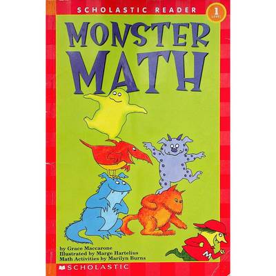 英文原版图书怪兽数学启蒙绘本