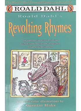 罗尔德达尔经典原版书令人作呕的童谣英语绘本亲子共读昆丁布雷克生动插画幽默改编经典童话适合710岁儿童培养阅读兴趣和语言能