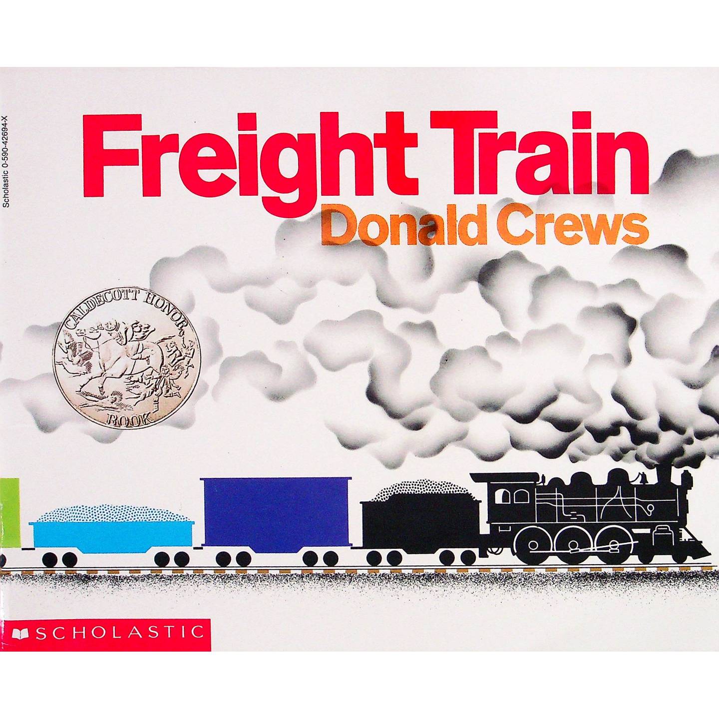 英语原版书货运火车绘本凯迪克银奖获奖作品FreightTrain适合36岁儿童亲子共读唐纳德克鲁斯经典作品学乐出版社出版通过鲜明图画