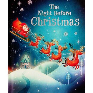 玛莎百货儿童系列圣诞前夜原版 书英语绘本亲子共读TheNightBeforeChristmas克莱门特C摩尔创作卡塔琳娜克鲁斯瓦尔温馨插画适合36