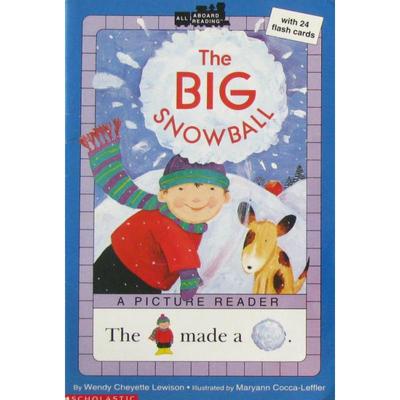 The Big Snowball All Aboard Reading by Wendy Cheyette Lewison平装Scholastic大雪球(所有船上读)