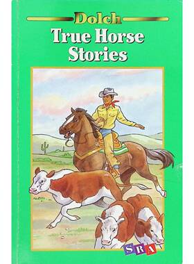 多尔奇真实马的故事绘本英语原版书基础阅读丛书第一辑Dolch适合小学低年级学生阅读的动物故事书帮助孩子提高阅读能力并了解马