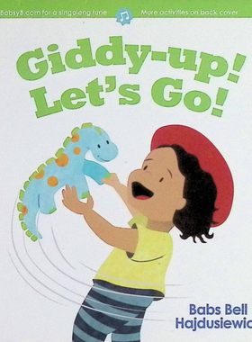 英语原版书宝贝B系列驾我们出发啦BabyB亲子互动绘本作者巴布斯贝尔哈伊杜西维奇专为02岁宝宝设计的生活认知绘本通过恐龙玩具