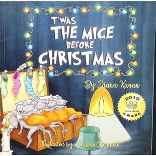 英语原版书圣诞前夜的老鼠们获奖绘本亲子共读Christmas故事黛安娜卡南温馨创作奇亚拉科拉代特细腻插画适合36岁儿童讲述平安夜