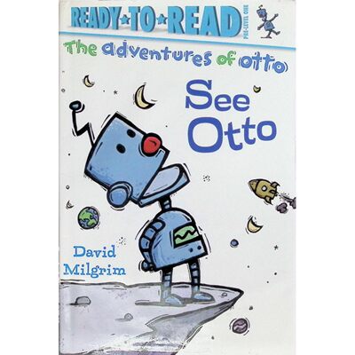 英文原版图书奥托机器人冒险