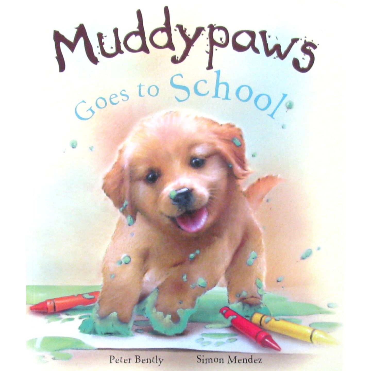 英文原版图书泥巴爪爪上学记