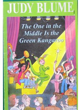 The One in the Middle Is the Green Kangaroo by Judy Blume平装Yearling站在中间的是一只绿色的袋鼠