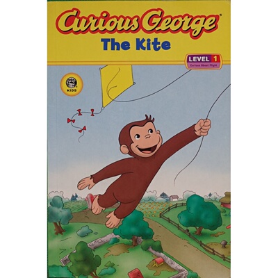英文原版图书好奇乔治风筝绘本