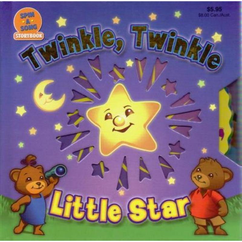 Twinkle Twinkle Little Star by Caroline Pitcher木板书Playmore一闪一闪小星星闪烁的小星星