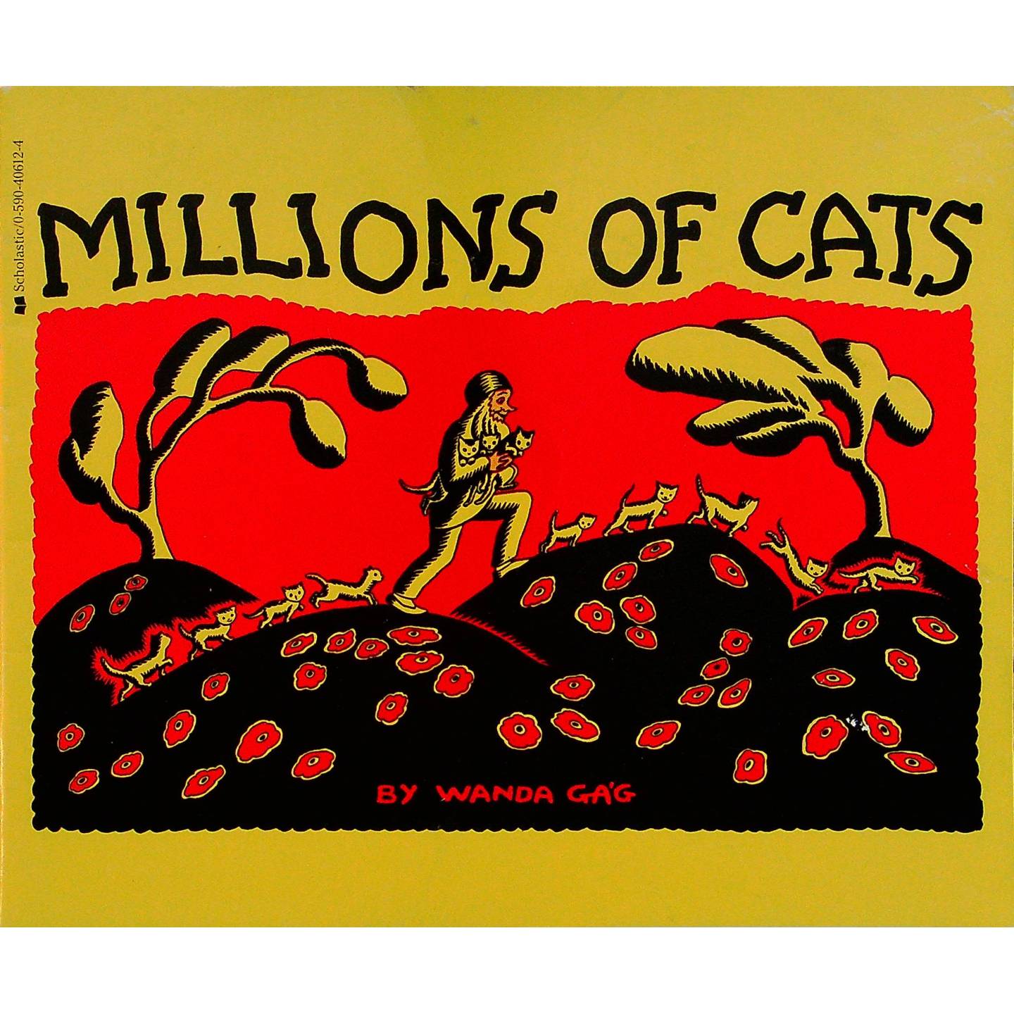 英语原版书百万只猫绘本荣获纽伯瑞儿童文学奖银奖刘易斯卡罗尔书架奖适合36岁亲子共读万达佳歌经典作品学乐出版社出版讲述爱与