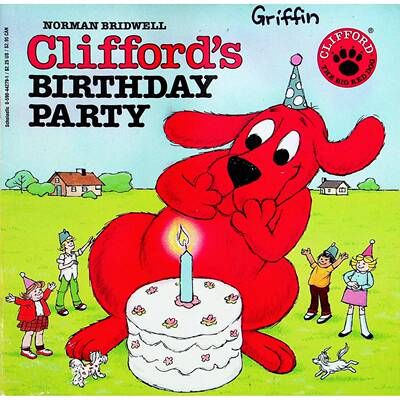 英文原版图书大红狗生日派对