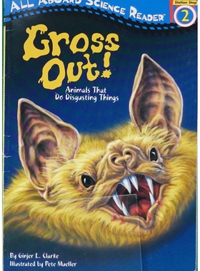 英语原版引进全员登车科学阅读器系列令人作呕的动物Science科普绘本金杰L克拉克著皮特穆勒绘适合710岁儿童阅读的趣味动物知