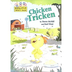 跳房子曲折故事系列原版英语绘本ChickenTricken由英国作家道恩麦克尼夫和插画家卡尔韦斯特创作充满趣味的童话故事改编自经