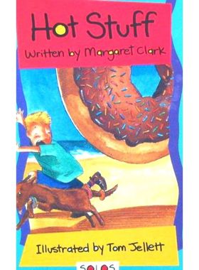 英语原版引进HotStuff儿童幽默章节书Solos系列适合710岁初级阅读讲述哈里甜甜圈生意的趣味故事培养商业意识和责任感