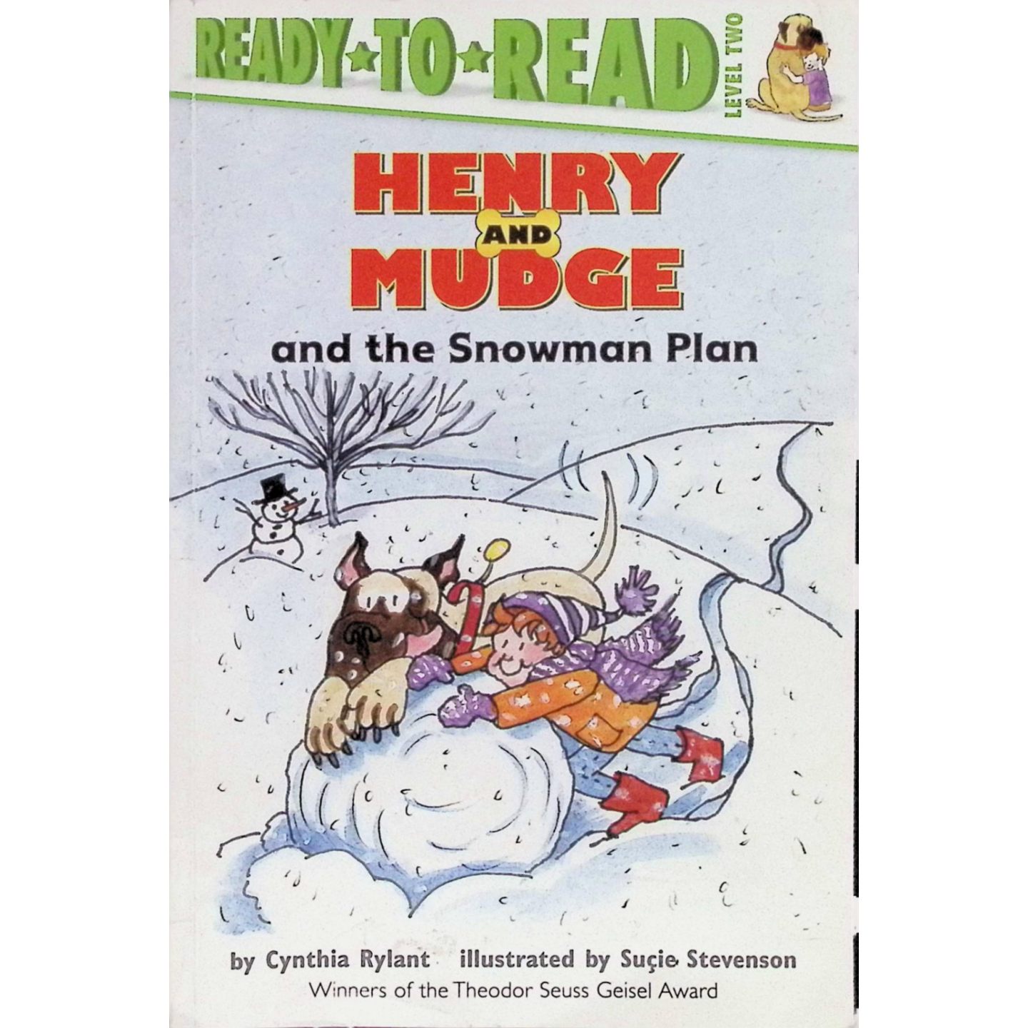 英文原版图书亨利和玛吉雪人计