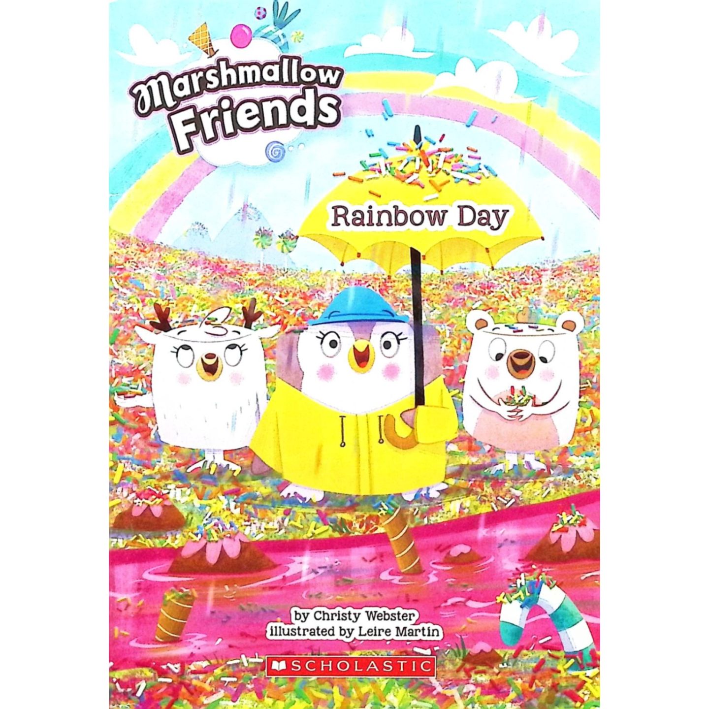 棉花糖朋友系列原版引进英语绘本RainbowDay讲述糖果森林奇幻冒险故事彩色插图版适合710岁儿童阅读培养团队合作精神与想象力学