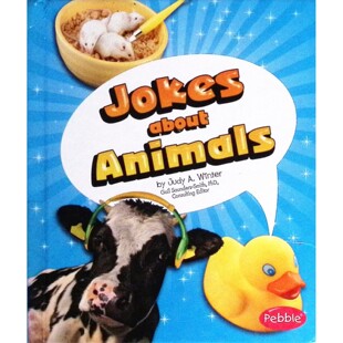 英语原版书笑话书系列JokesaboutAnimals动物幽默绘本适合710岁儿童阅读的趣味英语读物帮助孩子学习英语词汇和培养幽默感