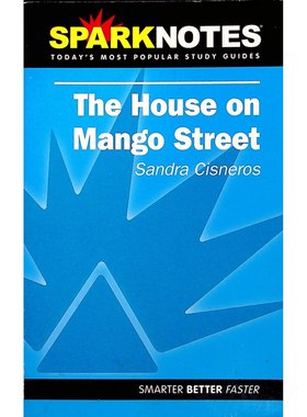 英语原版书芒果街上的小屋SparkNotes学习指南适合1114岁青少年文学研究帮助理解主题人物分析掌握故事情节提高阅读写作能力男女