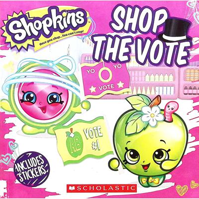 英文原版图书Shopkins投票故