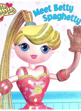 英语原版书遇见贝蒂意面Pictureback系列绘本适合36岁女孩阅读讲述友谊与时尚的可爱故事色彩鲜艳文字简单帮助孩子学习自我表达