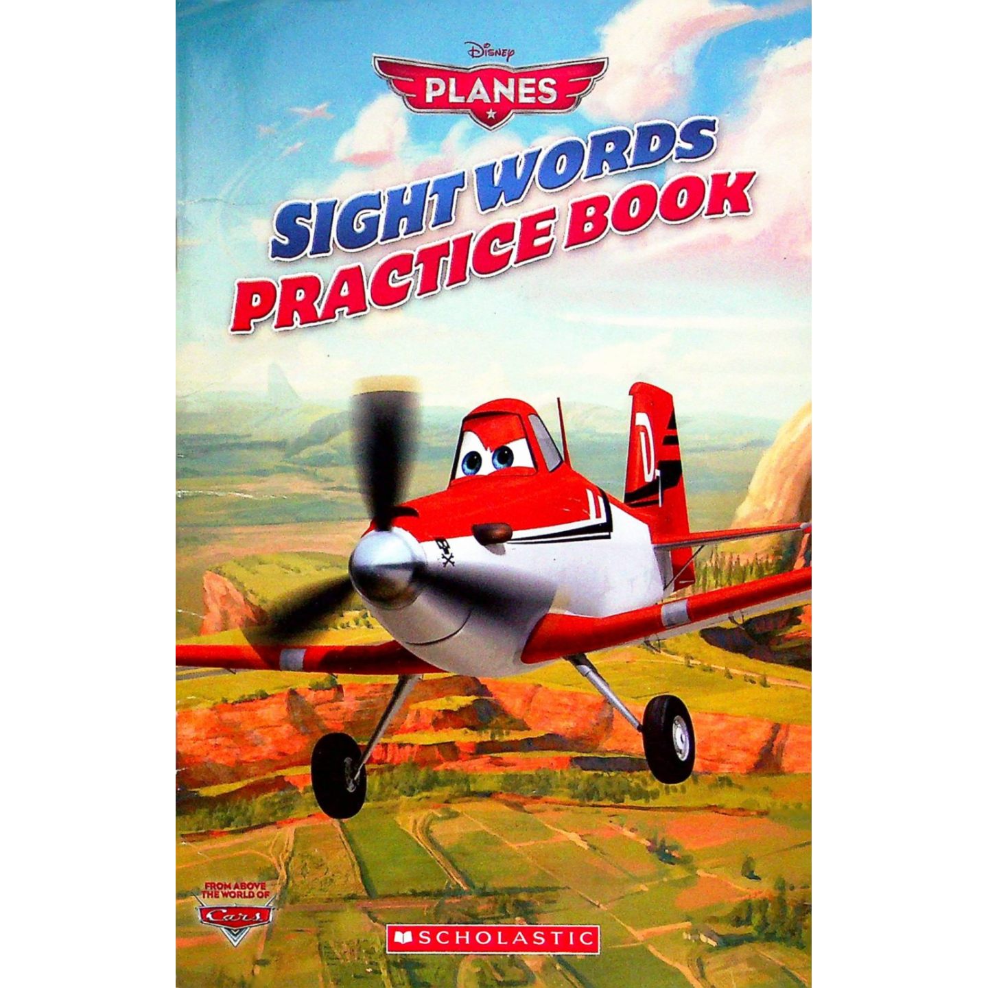 迪士尼飞机总动员原版书英语视觉词汇练习册Planes亲子共读彩绘版36岁儿童英语启蒙学习迪士尼角色互动游戏提高阅读能力