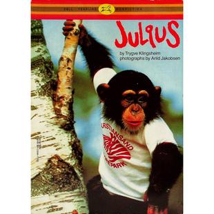 英语原版 成长故事真实记录黑猩猩生活习性与人类情感适合710岁儿童阅读培养同情心与 引进Julius获奖绘本讲述小黑猩猩朱利叶斯