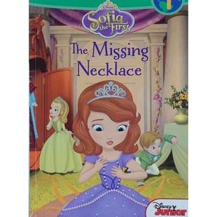 迪士尼阅读世界系列原版英语绘本丢失的项链讲述索菲亚公主的冒险故事适合36岁儿童培养词汇和问题解决能力生动插画和简单文字让