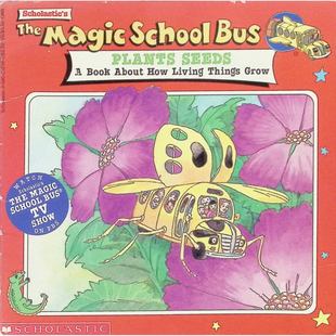 魔法校车系列英语原版科普绘本植物的种子一本关于生物如何生长的书乔安娜柯尔与布鲁斯德根联袂创作生动展现植物生长过程适合71