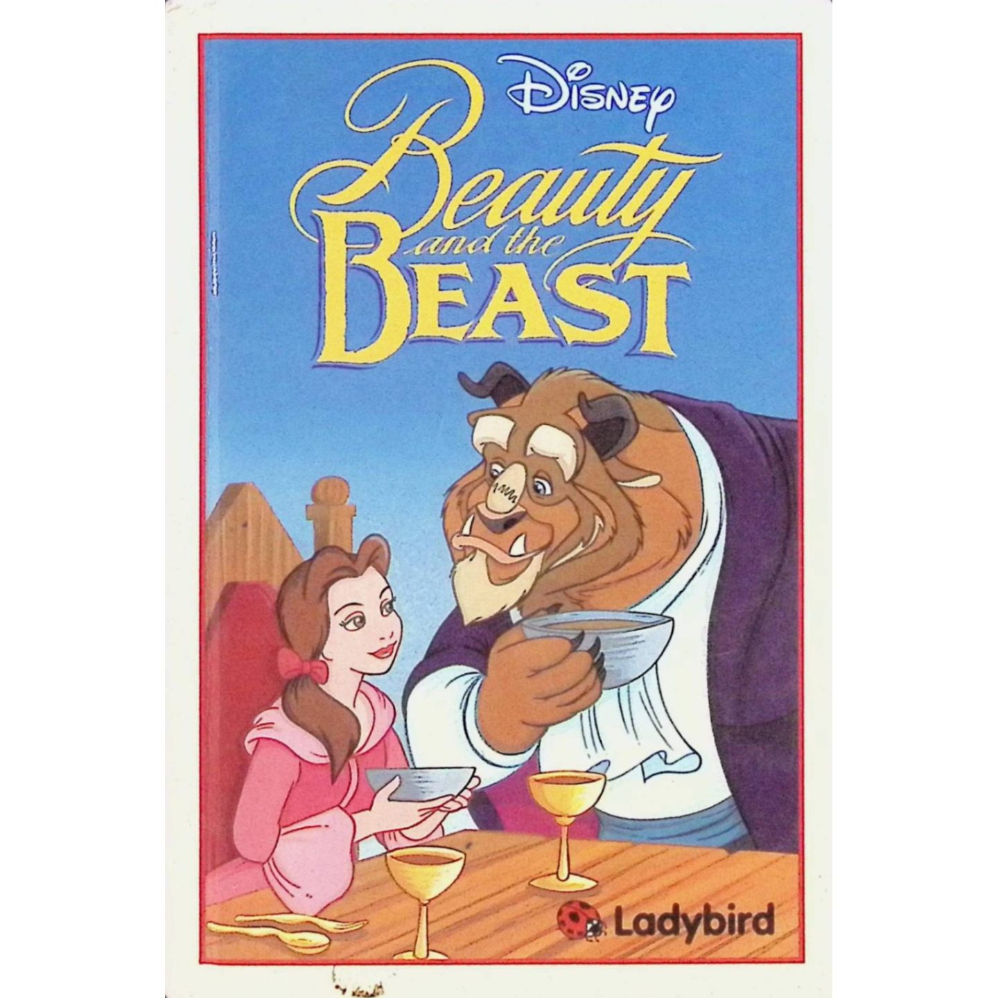 英语原版书美女与野兽Disney绘本207系列亲子共读童话故事经典爱情冒险故事适合36岁儿童培养爱与勇气品质瓢虫图书出版