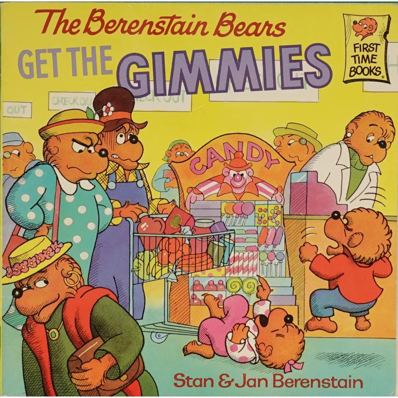 The Berenstain Bears Get the Gimmies by Stan Berenstain Jan Berenstain平装Random House贝贝熊:支持我