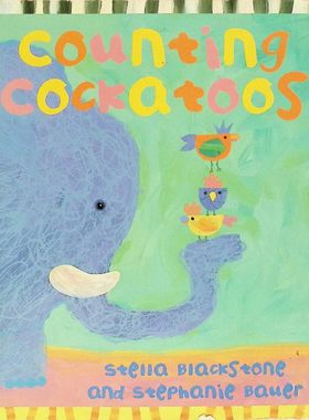 英语原版书数凤头鹦鹉Counting绘本亲子共读数字认知动物启蒙36岁学龄前儿童早教读物色彩鲜艳趣味图画书朗朗上口韵文培养观察力