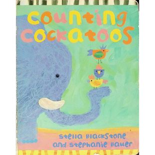 英语原版书数凤头鹦鹉Counting绘本亲子共读数字认知动物启蒙36岁学龄前儿童早教读物色彩鲜艳趣味图画书朗朗上口韵文培养观察力