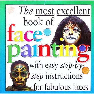 英文原版图书脸部彩绘艺术书