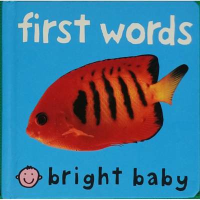 Bright Baby First Words by Roger Priddy木板书Priddy Books聪明宝贝的第一本书单词