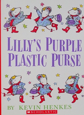 凯迪克银奖原版书莉莉的紫色塑料钱包英语绘本亲子共读凯文亨克斯温暖人心的成长故事帮助孩子学习遵守规则和情绪管理36岁儿童适