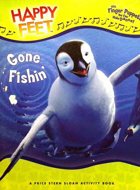 快乐大脚原版书HappyFinger益智活动书英语亲子互动游戏书适合36岁儿童包含迷宫拼图和手指偶游戏锻炼逻辑思维和手眼协调能力基