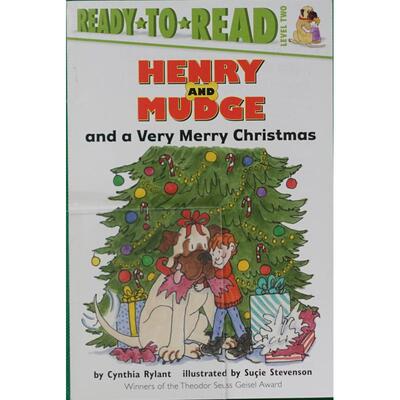 Henry and Mudge and a Very Merry Christmas  by Cynthia Rylant平装Simon Spotlight亨利与玛奇圣诞节