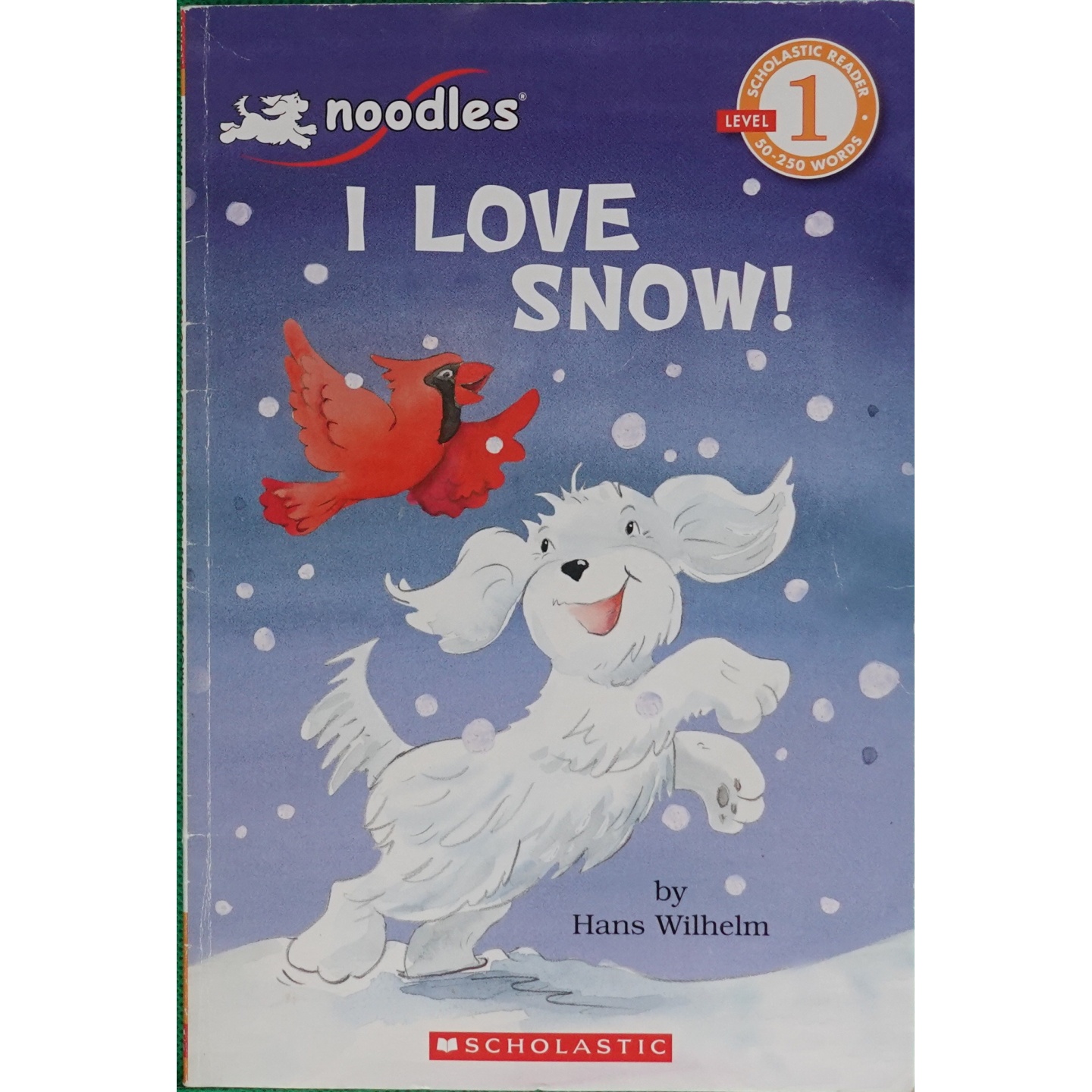 英文原版图书小狗爱雪绘本