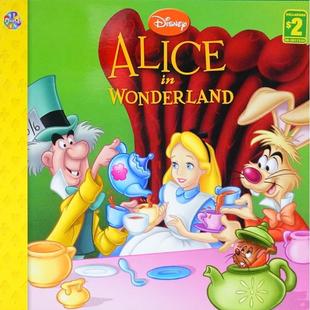 Phidal爱丽丝在仙境爱丽丝梦游仙境 wonderland Dinsney平装 Alice