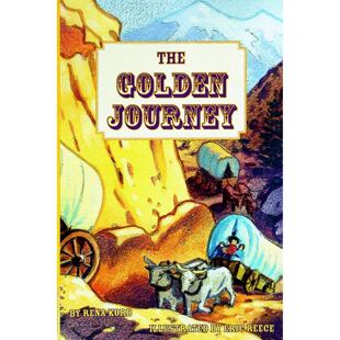 英语原版书TheGoldenJourney金色旅程斯科特福尔斯曼阅读563系列彩色章节书讲述1849年淘金之旅的历史小说适合710岁儿童阅读的美