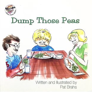 妈妈麋鹿系列原版 书DumpThosePeas英语绘本适合36岁儿童亲子共读培养良好饮食习惯幽默故事书帕特布拉斯著绘