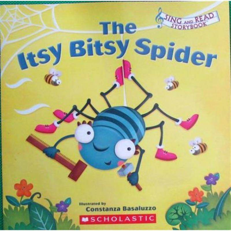 the itsy bitsy spider sing and read storybook by constanza basal