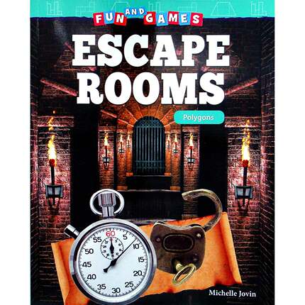 乐趣与游戏系列原版书英语绘本科普密室逃脱Polygons米歇尔乔文著彩色数学启蒙书710岁适读几何测量数据学习解谜冒险故事教育游