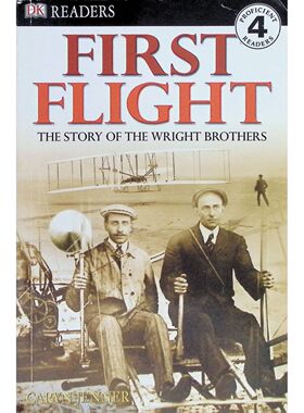 DK读者系列原版英语绘本莱特兄弟的故事讲述飞机发明历程适合710岁儿童阅读的Science启蒙读物通过生动插画和简单文字介绍航空史