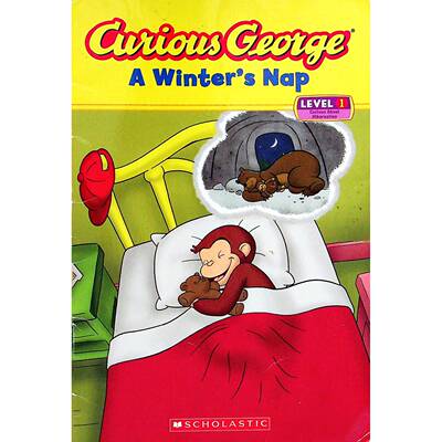 英文原版图书乔治冬眠记