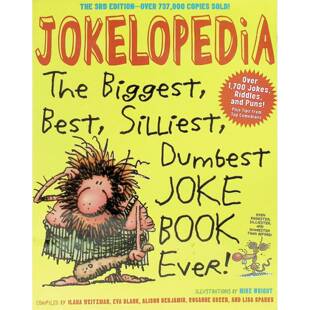英语原版书JokeBook史上最全儿童幽默笑话绘本合集包含1700多个笑话谜语和双关语适合710岁孩子阅读培养幽默感和创造力亲子共读