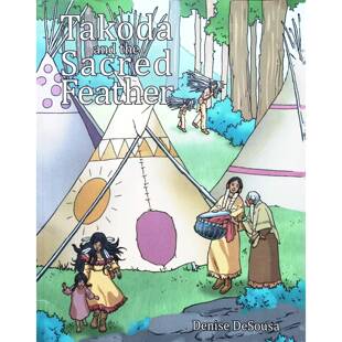 英语原版书塔科达与神圣的羽毛儿童绘本彩色插画美国原住民文化故事DeniseDeSousa著710岁适读感恩自然亲情教育读物克利克塔特部